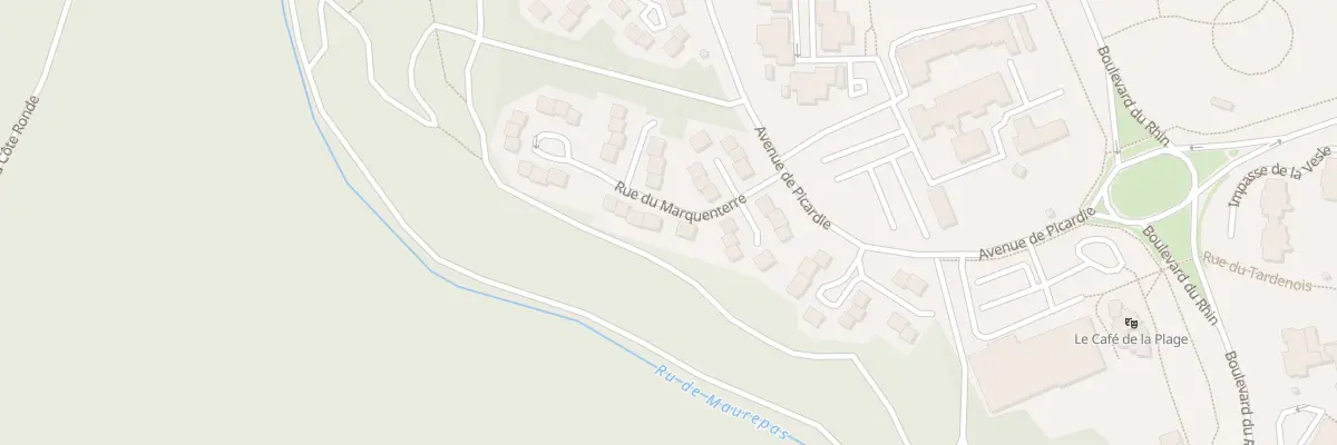 Plan du 1 Rue du Marquenterre à Maurepas