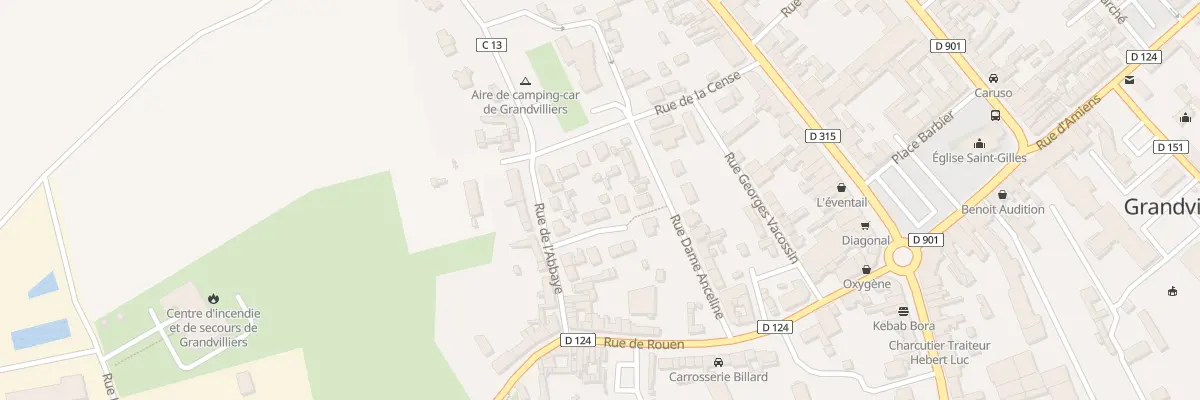 Plan du 24 Rue de l’Abbaye à Grandvilliers