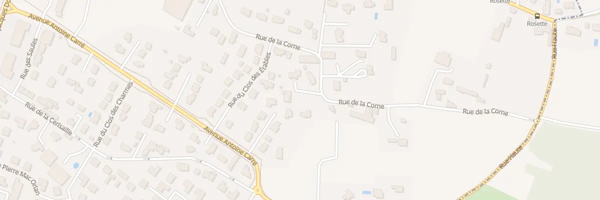 Plan du 34 Rue de la Corne à Saint-Jean-le-Blanc