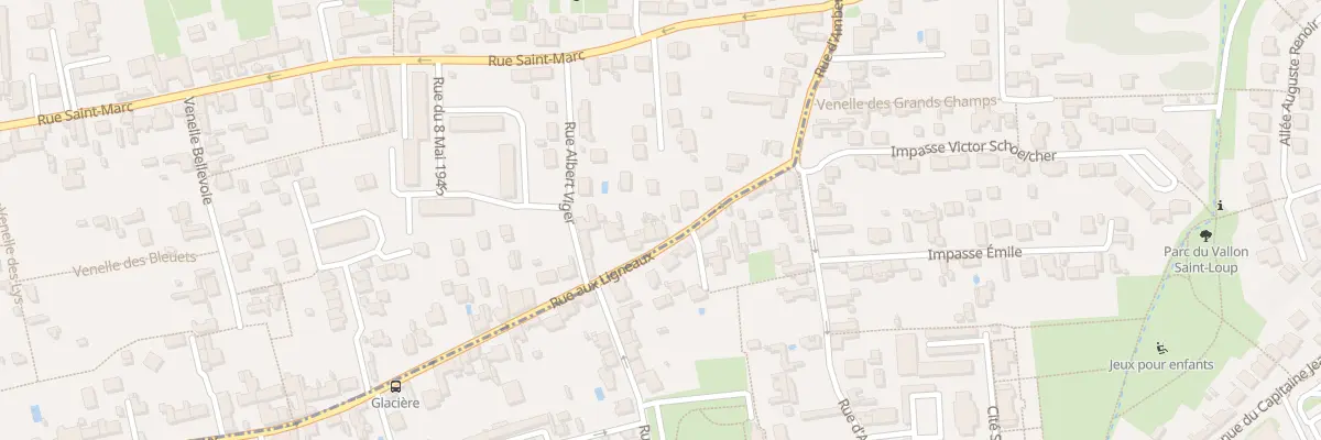 Plan du 67 Rue aux Ligneaux à Orléans