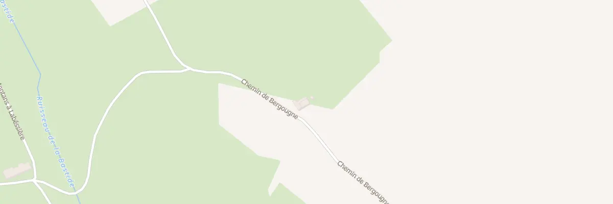 Plan du 115 Che de Bergougne à Técou