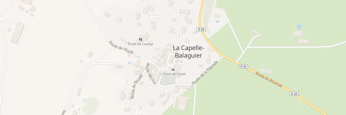 Plan du 5015 La Capelle à La Capelle-Balaguier