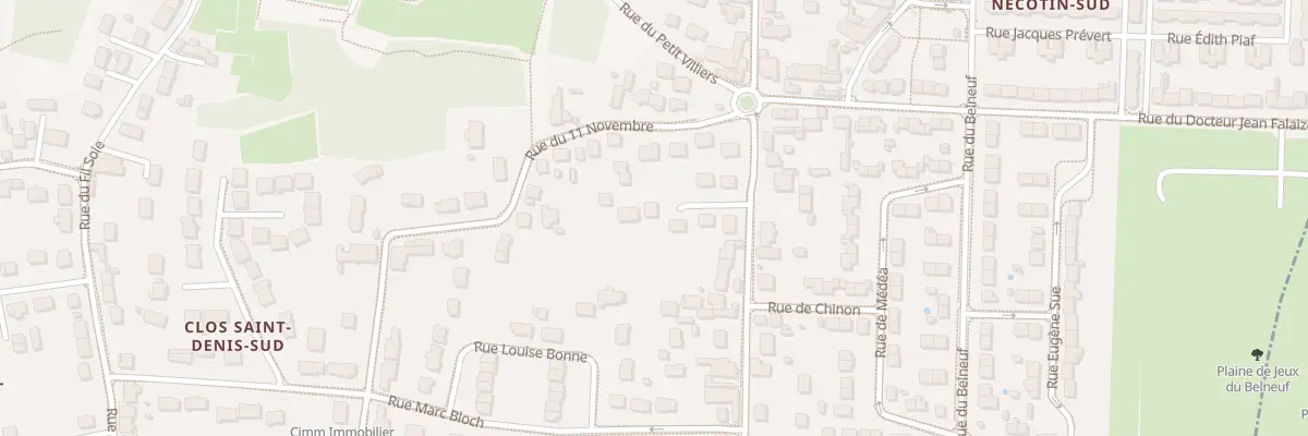 Plan du 53 Rue du Nécotin à Orléans