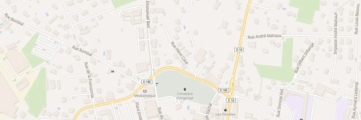Plan du 3 Rue Henri Caze à Argentat-sur-Dordogne