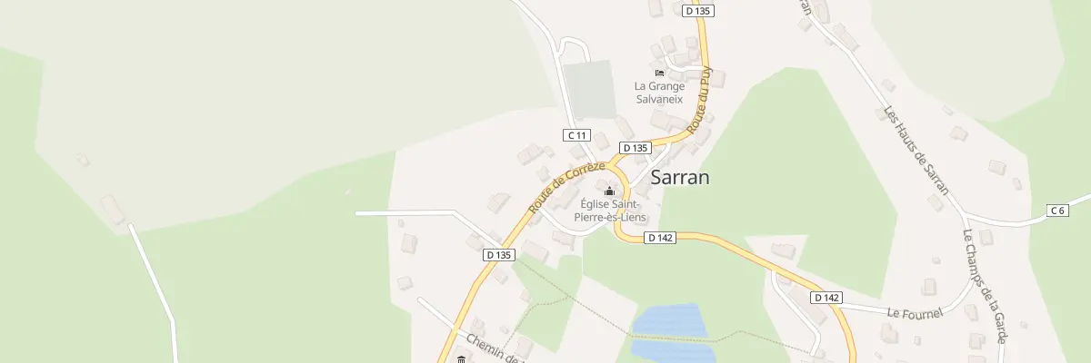 Plan du 5029 Le Bourg à Sarran