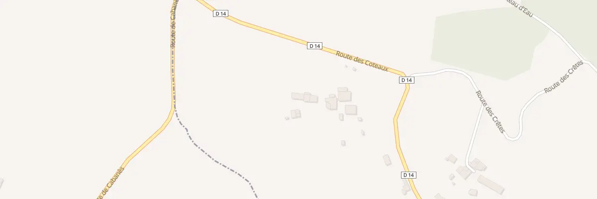 Plan du 166 Rte de Cabanès à Cabanès