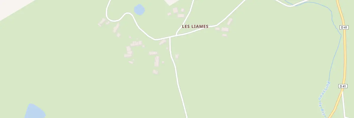 Plan du 9 Les Liames à Chassignolles