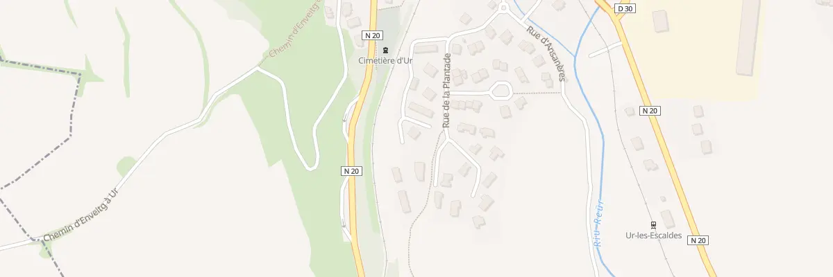 Plan du 5001 Rue de la Plantade à Ur