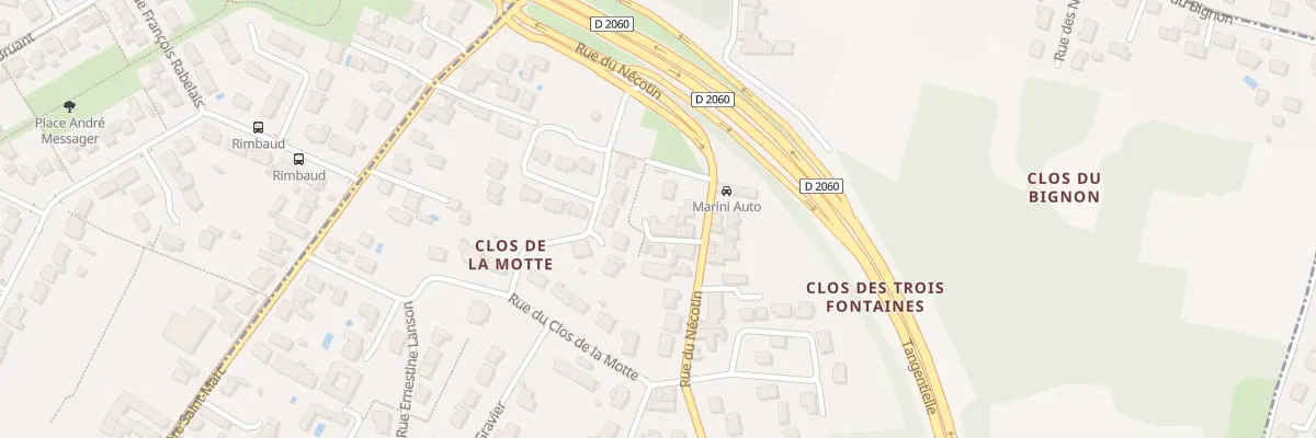 Plan du 191 Rue du Nécotin à Orléans