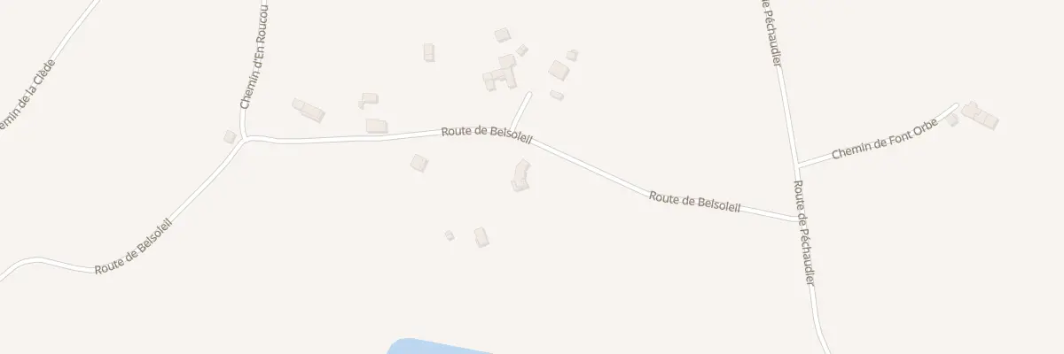 Plan du 42 Rte de Belsoleil à Aguts