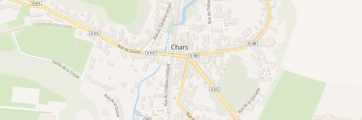Plan du 3 Rue de Gisors à Chars