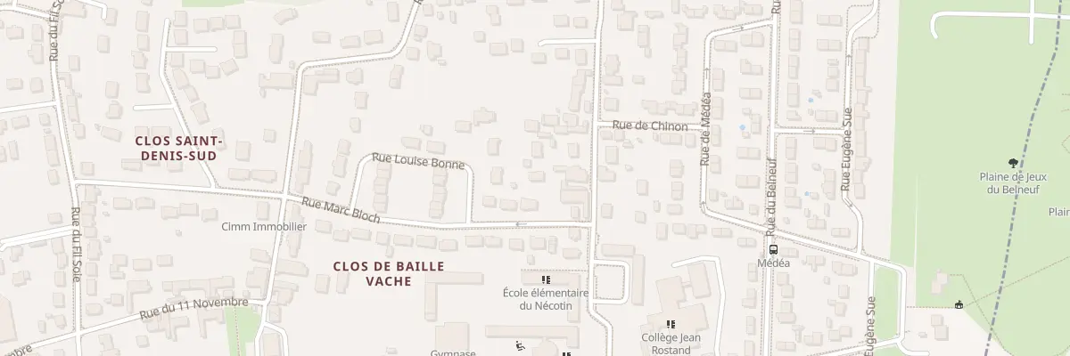 Plan du 37B Rue du Nécotin à Orléans