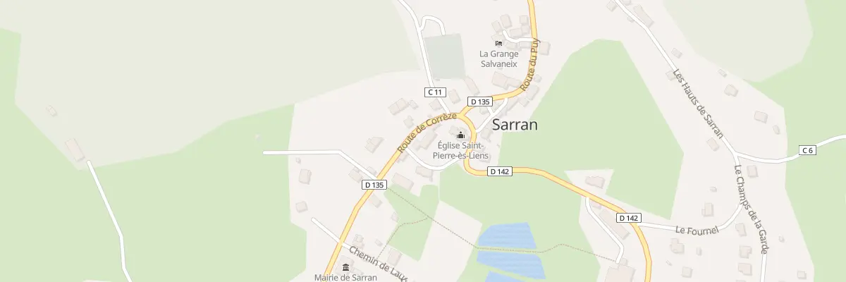 Plan du 5023 Le Bourg à Sarran