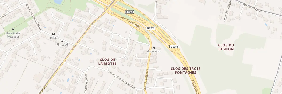 Plan du 197 Rue du Nécotin à Orléans