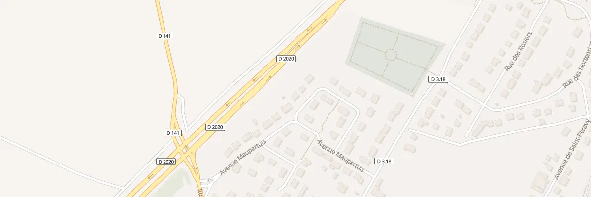 Plan du 3 Rue Jean Moulin à Toury