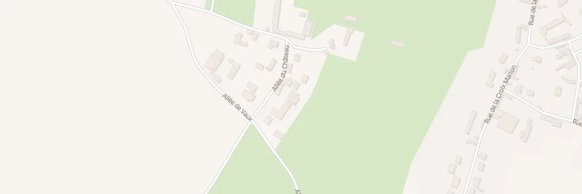 Plan du 52 All du Château à Villers-Saint-Barthélemy