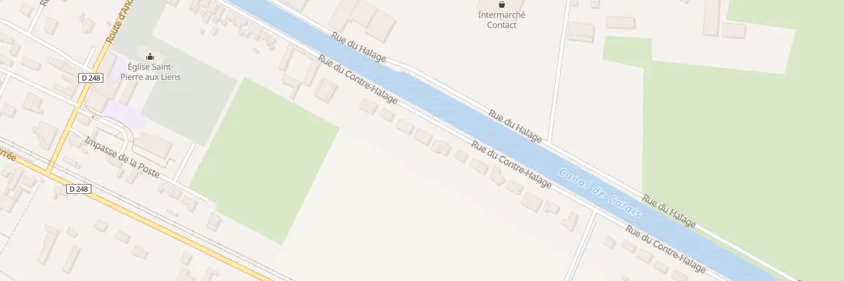 Plan du 2380 Rue du Contre Halage aux Attaques