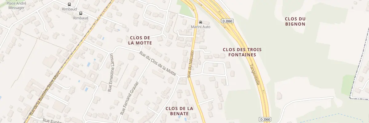 Plan du 185 Rue du Nécotin à Orléans