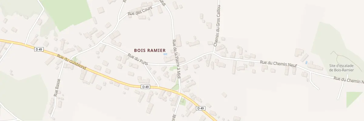 Plan du 1 Rue du Chemin Neuf à Ambrault