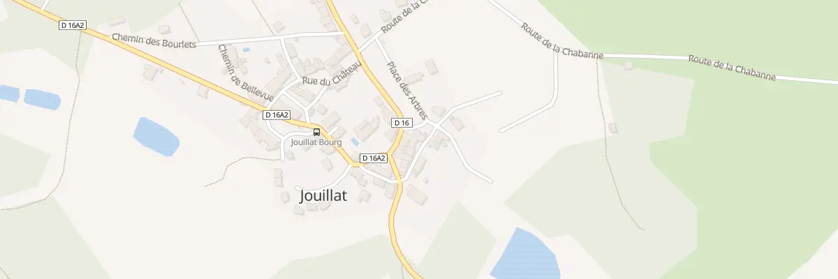 Plan du 8 Pl des Arbres à Jouillat