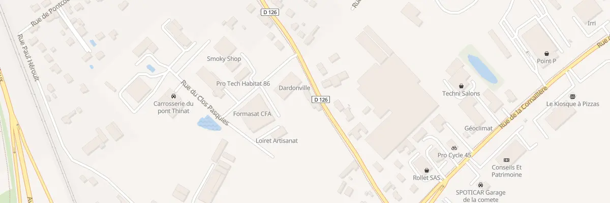 Plan du 54T Rte de Saint Cyr à Saint-Jean-le-Blanc