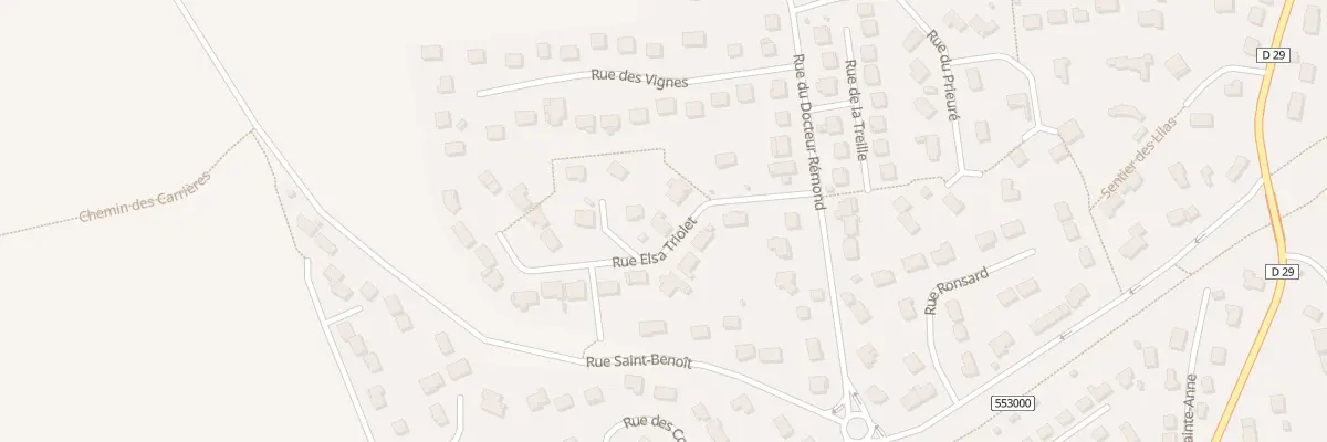 Plan du 6 Rue Elsa Triolet à Saint-Arnoult-en-Yvelines