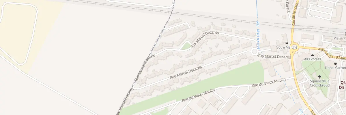 Plan du 62 Rue Marcel Decarris à Plaisir
