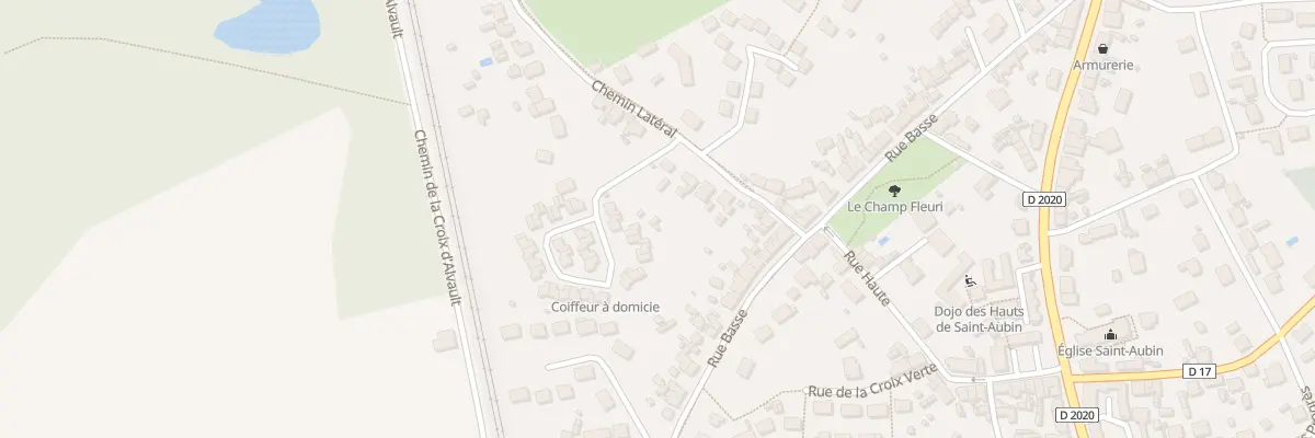 Plan du 1118B Che Latéral à La Ferté-Saint-Aubin