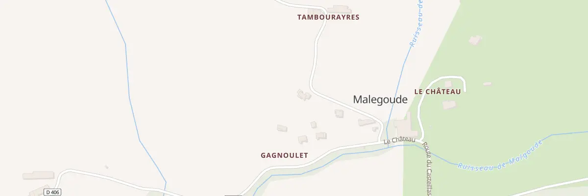 Plan du 11 Gagnoulet à Malegoude