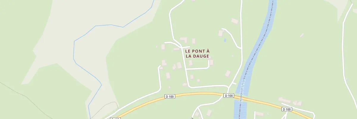 Plan du 34 Le Pont a la Dauge à Sainte-Feyre