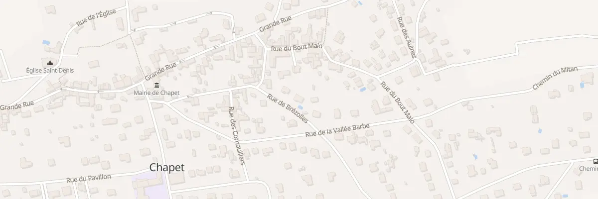 Plan du 18 Rue de Brézolles à Chapet