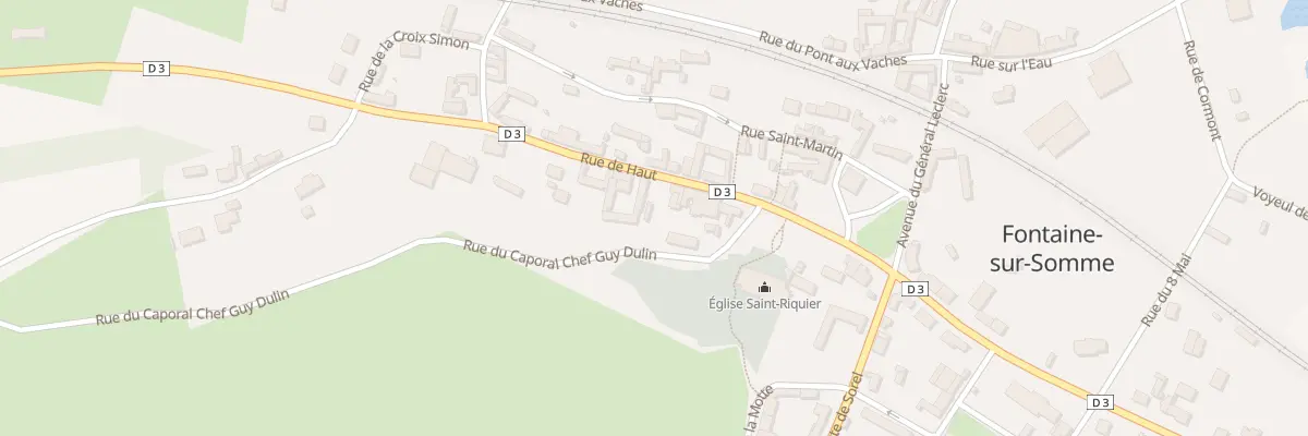 Plan du 15B Rue de Haut à Fontaine-sur-Somme