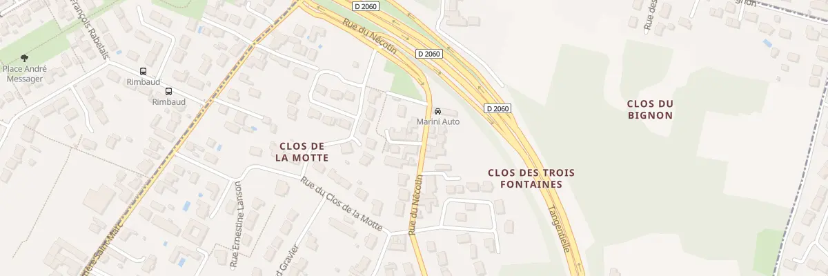 Plan du 193 Rue du Nécotin à Orléans