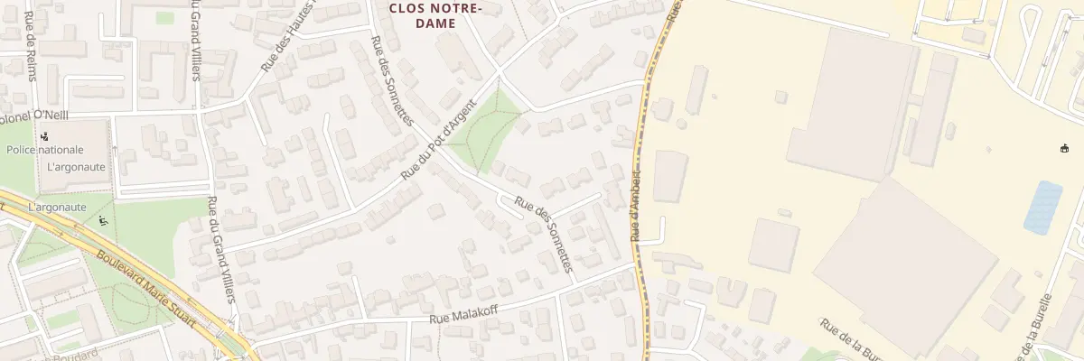 Plan du 2E Rue des Sonnettes à Orléans