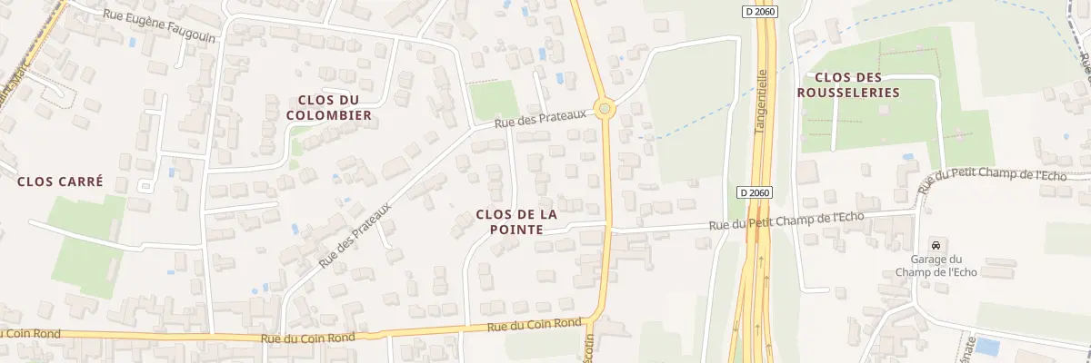 Plan du 3 Rue du Clos de la Pointe à Orléans