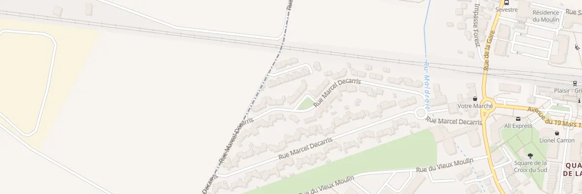 Plan du 61 Rue Marcel Decarris à Plaisir