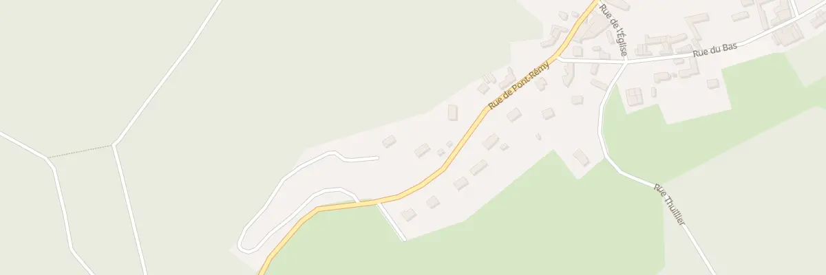Plan du 9001 Che de Pont-Rémy à Francières
