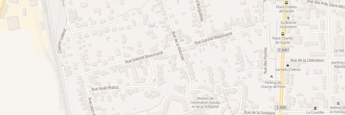 Plan du 25 Rue Gabriel Beaumarie à La Ferté-Saint-Aubin