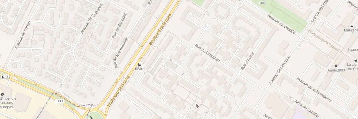 Plan du 2 Rue de Saintonge à Maurepas