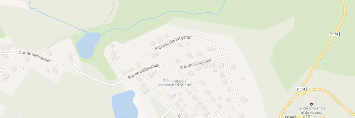 Plan du 18 Rue du Geneytoux à Bugeat