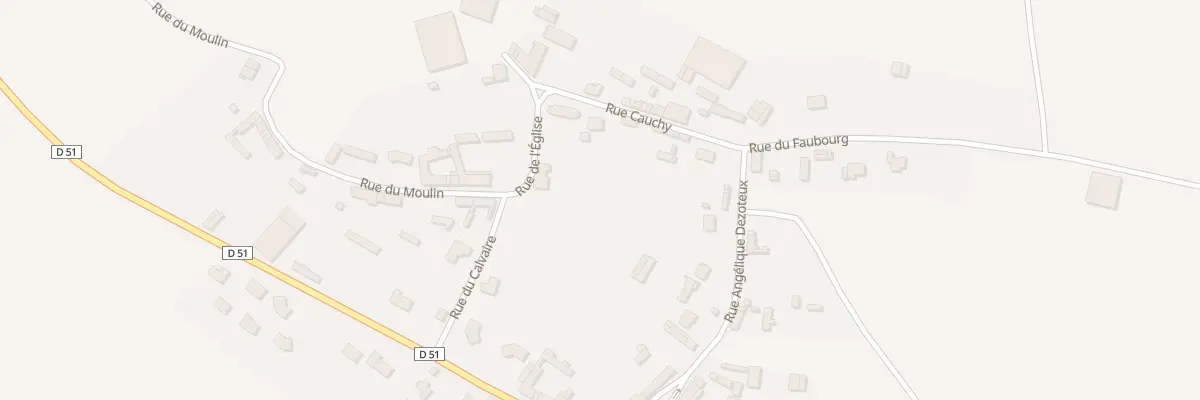 Plan du 23 Rue Angelique Dezoteux à Thieulloy-l’Abbaye