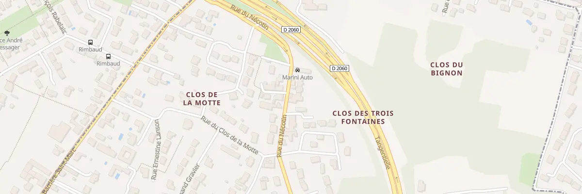 Plan du 204 Rue du Nécotin à Orléans