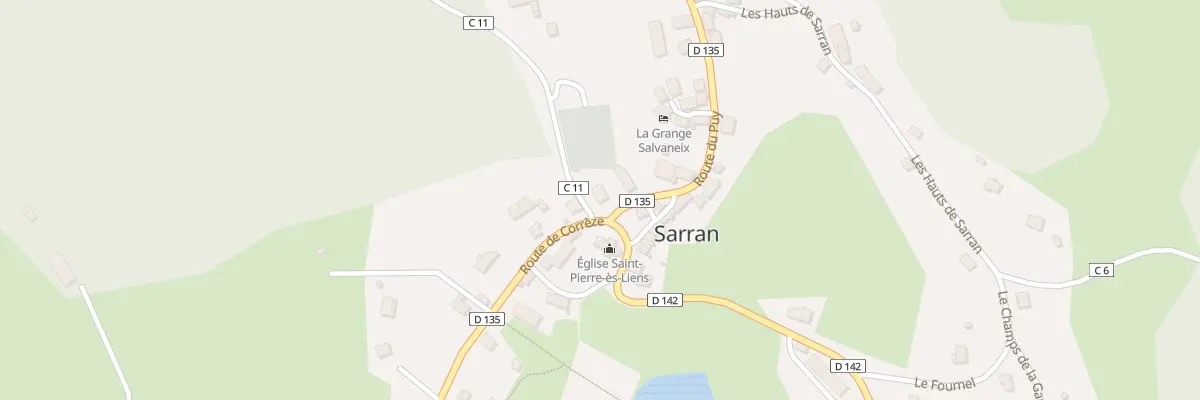 Plan du 5025 Le Bourg à Sarran