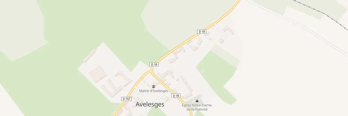 Plan du 10 Rue General Leclerc à Avelesges