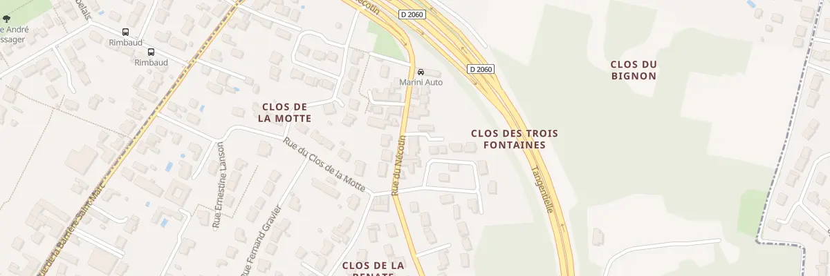 Plan du 198Q Rue du Nécotin à Orléans