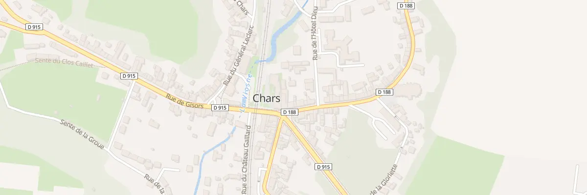 Plan du 5 Rue de l’Eglise à Chars