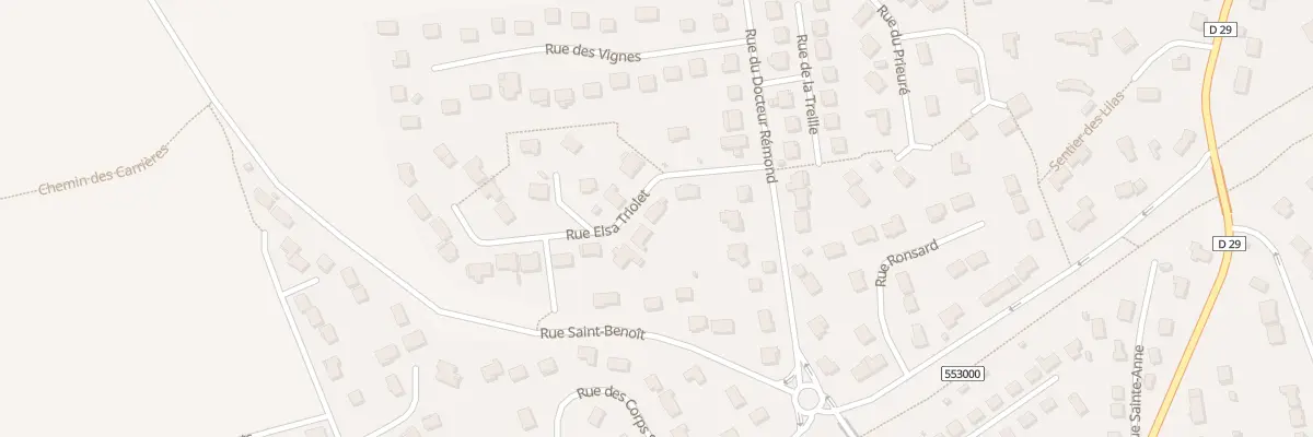 Plan du 1 Rue Elsa Triolet à Saint-Arnoult-en-Yvelines