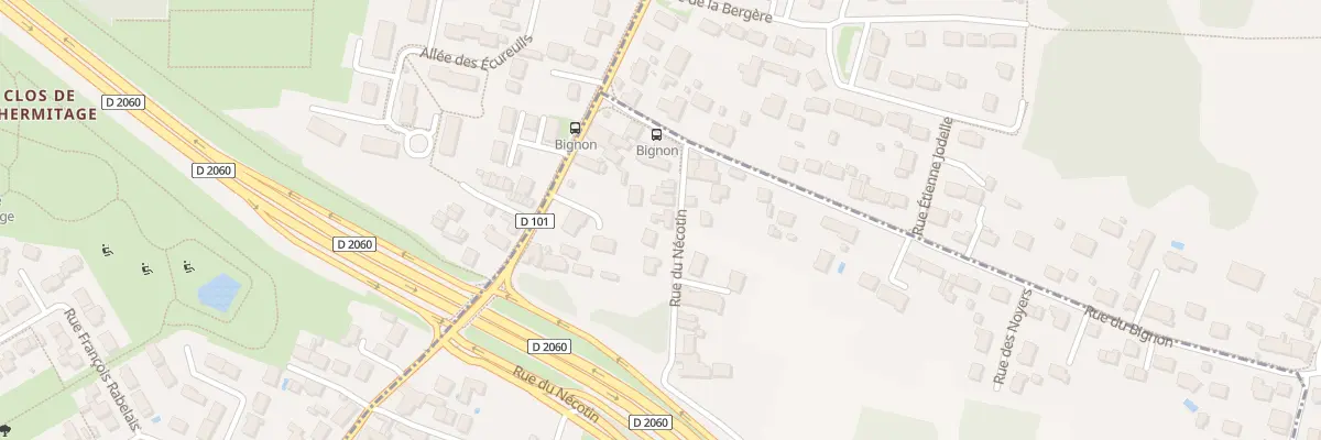 Plan du 229 Rue du Nécotin à Orléans