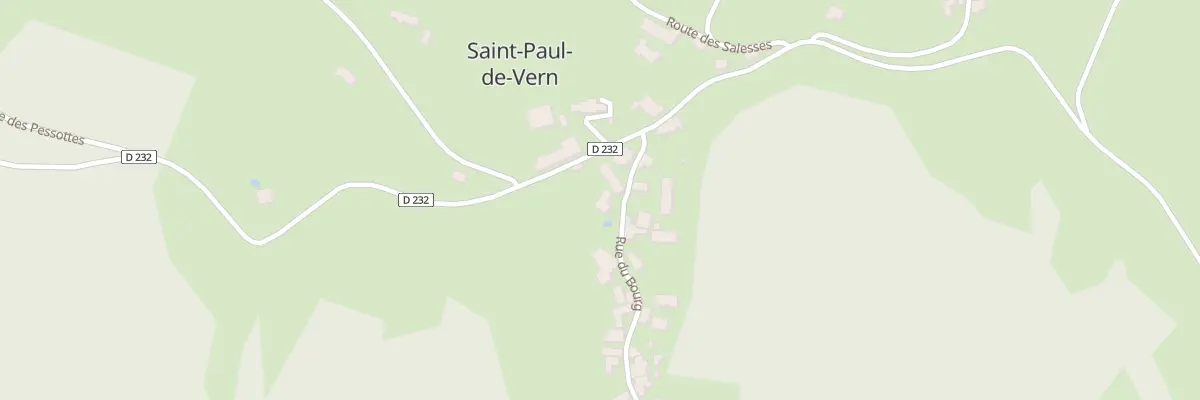 Plan du 5020 Bourg à Saint-Paul-de-Vern
