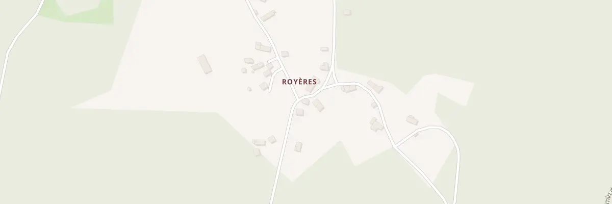 Plan du 11 Royères à Eyrein